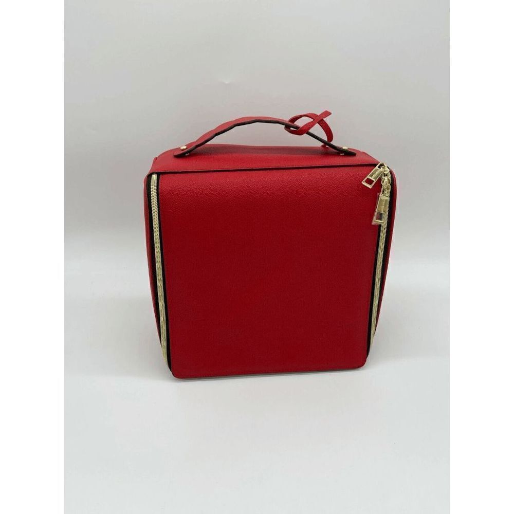 Esteé Lauder Blockbuster Train Case Only Make Up Cosmetic Bag w Zipper & Tassel